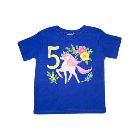 Inktastic Fifth Birthday Pink Unicorn with Flowers Gift Toddler Boy or Toddler Girl T-Shirt
Inktastic Fifth Birthday Pink Unicorn with Flowers Gift Toddler Boy or Toddler Girl T-Shirt