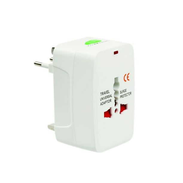 All-In-One International AC Adapter Plug (AU/UK//)Universal World Wide Travelling AC Power Plug Adaptor Converter,(1 Pack)