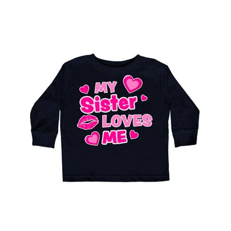 Inktastic My Sister Loves Me with Hearts and Kiss Gift Toddler Boy or Toddler Girl Long Sleeve T-Shirt
Inktastic My Sister Loves Me with Hearts and Kiss Gift Toddler Boy or Toddler Girl Long Sleeve T-Shirt