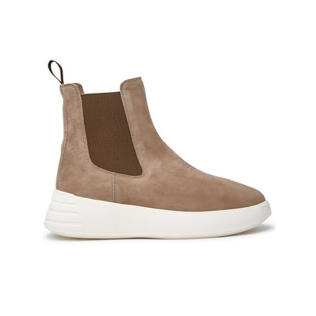 HOGAN Woman Sneaker Rebel H562 In Suede Beige