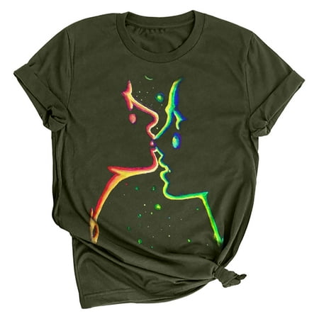 Shirts for Women Womens Tops Dressy Casual Retro Grimace Print Loose Short-Sleeved Men s and Women s Pullover Bottoming Top T-Shirt Off The Shoulder Tops for Women Tube Tops for Women Green XL
Shirts for Women Womens Tops Dressy Casual Retro Grimace Print Loose Short-Sleeved Men s and Women s Pullover Bottoming Top T-Shirt Off The Shoulder Tops for Women Tube Tops for Women Green XL