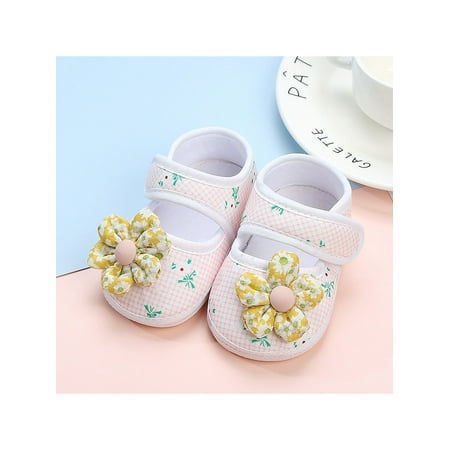 Tenmix Infant Crib Shoes Floral First Walking Shoe Soft Sole Moccasins Prewalker Princess Flats Newborn Cute Magic Tape Mary Jane Flat Pink 6-12 months
Tenmix Infant Crib Shoes Floral First Walking Shoe Soft Sole Moccasins Prewalker Princess Flats Newborn Cute Magic Tape Mary Jane Flat Pink 6-12 months