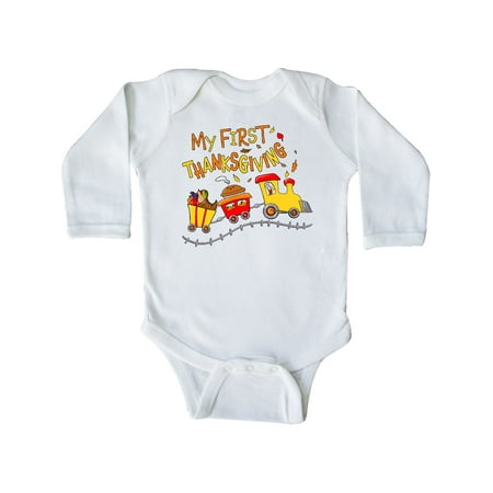 Inktastic My 1st Thanksgiving Turkey Train with Food Gift Baby Boy or Baby Girl Long Sleeve Bodysuit
Inktastic My 1st Thanksgiving Turkey Train with Food Gift Baby Boy or Baby Girl Long Sleeve Bodysuit