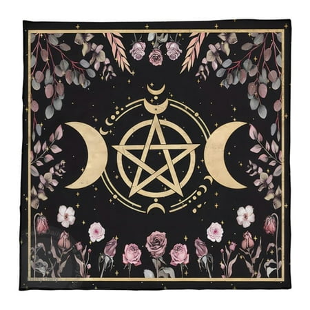 YIGZYCN Geometric Divinations Table Cloth Board Game Oracles Card Pad Rune Support Mat