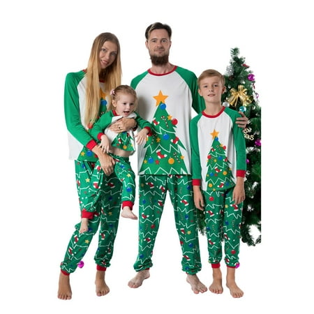 Christmas Children Kids Cartoon Tree Print Top+Pants Xmas Family Clothes Pajamas
Christmas Children Kids Cartoon Tree Print Top+Pants Xmas Family Clothes Pajamas