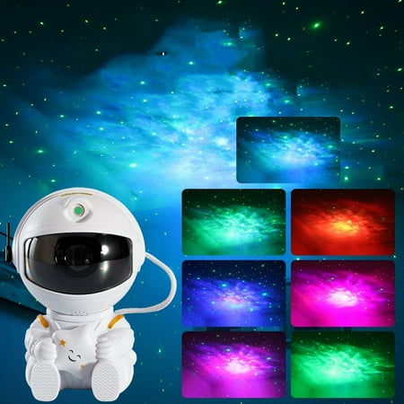Galaxy Projector Night Light; Star Projector with Timer; Remote Control; Astronaut Nebula Projector Suitable for Kids Bedroom; Game Room and Holiday Gift
Galaxy Projector Night Light; Star Projector with Timer; Remote Control; Astronaut Nebula Projector Suitable for Kids Bedroom; Game Room and Holiday Gift