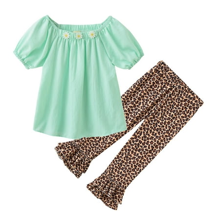 Fesfesfes Toddler Baby Girls Cute Fruit Flower Leopard Print Short Sleeve Trousers Hat Three-piece Suit
Fesfesfes Toddler Baby Girls Cute Fruit Flower Leopard Print Short Sleeve Trousers Hat Three-piece Suit