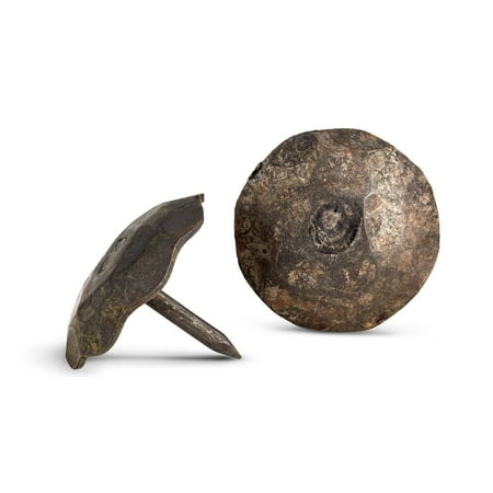 100 Pack - Iron Clavos Decorative Nails 1.25 inch - Unfinished - Decorative Accent for Home Improvement - Farmhouse Shutters Barn Door Furniture Carriage Gates - by Borderland Rustic Hardware
100 Pack - Iron Clavos Decorative Nails 1.25 inch - Unfinished - Decorative Accent for Home Improvement - Farmhouse Shutters Barn Door Furniture Carriage Gates - by Borderland Rustic Hardware