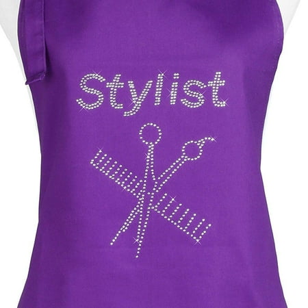 hair stylist salon apron with rhinestone scissor and comb design black with 3 pockets
hair stylist salon apron with rhinestone scissor and comb design black with 3 pockets
