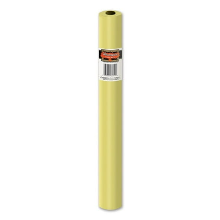 100a Yellow Disposable Plastic Banquet Party Table Cloth Roll