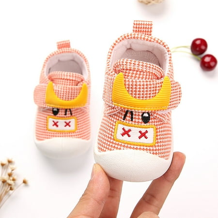 Toyella Baby soft-soled toddler shoes Orange 14 yards