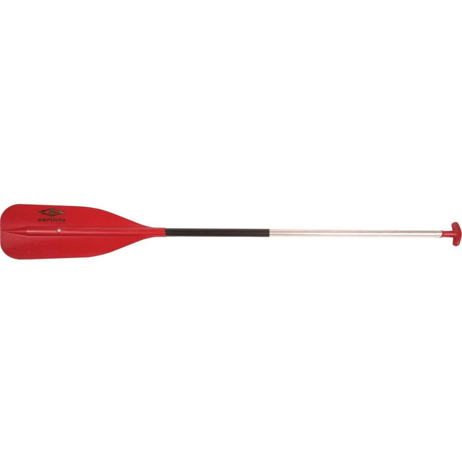 Carlisle Standard Polyethylene Clad Aluminum Canoe Paddle with T-Grip, Yellow Red by Generic
