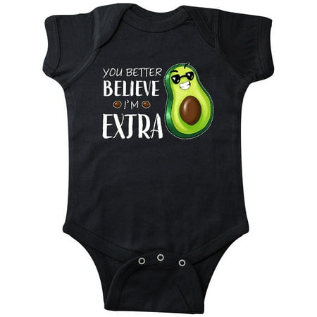 Inktastic You Better Believe I m Extra Funny Avocado Gift Baby Boy or Baby Girl Bodysuit
Inktastic You Better Believe I m Extra Funny Avocado Gift Baby Boy or Baby Girl Bodysuit
