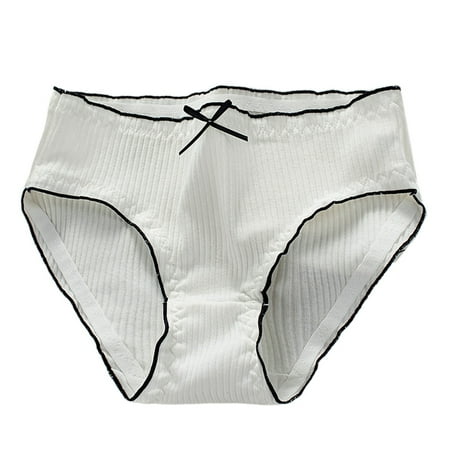 Qingsaizhen Briefs Seamless Briefs Solid Color Elastic Waistband Ribbing Design Panties for Daily Life
Qingsaizhen Briefs Seamless Briefs Solid Color Elastic Waistband Ribbing Design Panties for Daily Life