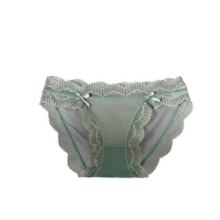 KDDYLITQ Women Underwear See Through Sexy Seamless Briefs Mesh Low Rise Panty Green M
KDDYLITQ Women Underwear See Through Sexy Seamless Briefs Mesh Low Rise Panty Green M