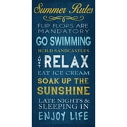 Beach Rules IV Wall Art