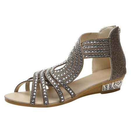 FNFYFH Hollow Sandals for for Women Girls Dressy Wedge Summer Casual Cross Straps Lace Up Fish Mouth Open Toe Back Zipper Flat Sandals Lightweight Comfy Outdoor Shoes
FNFYFH Hollow Sandals for for Women Girls Dressy Wedge Summer Casual Cross Straps Lace Up Fish Mouth Open Toe Back Zipper Flat Sandals Lightweight Comfy Outdoor Shoes
