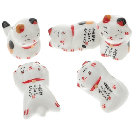 NUOLUX 5pcs 5 Styles Ceramic Chopsticks Rests Cat Shape Chopsticks Rack Cartoon Chopsticks Stand Creative Spoon Fork Holder
NUOLUX 5pcs 5 Styles Ceramic Chopsticks Rests Cat Shape Chopsticks Rack Cartoon Chopsticks Stand Creative Spoon Fork Holder