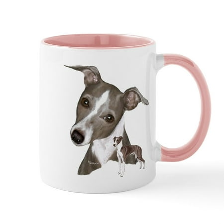 

CafePress - Italian Greyhound Art Mug - 11 oz Ceramic Mug - Novelty Coffee Tea Cup