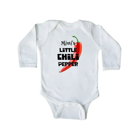 Inktastic Mimi s Little Chili Pepper Gift Baby Boy or Baby Girl Long Sleeve Bodysuit
Inktastic Mimi s Little Chili Pepper Gift Baby Boy or Baby Girl Long Sleeve Bodysuit