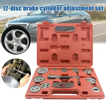 12PCS Disc Brake Pump Adjustment Set Brake Pad Disassembly Tool Auto Repair Tool Set