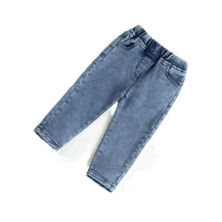 Plain Tapered/Carrot Light Wash Toddler Boy Jeans ( Boy s)