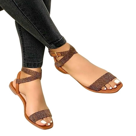 kakina CMSX Sandals for Women Summer New Wrap Ladies Outer Wear Belt Buckle Sandals Women Slippers Brown 4.5
kakina CMSX Sandals for Women Summer New Wrap Ladies Outer Wear Belt Buckle Sandals Women Slippers Brown 4.5