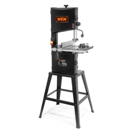 WEN 3.5-Amp 10-Inch Two-Speed Band Saw with Stand and Worklight 3962