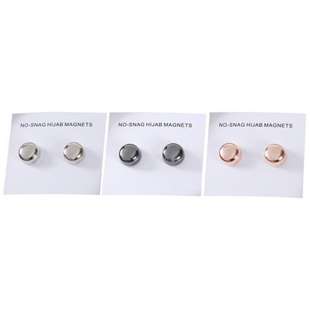 3 Pairs of Alloy Magnetic Buttons Women Scarves Buckles Magnetic Cape Clasps Clothing Collar Buttons
3 Pairs of Alloy Magnetic Buttons Women Scarves Buckles Magnetic Cape Clasps Clothing Collar Buttons