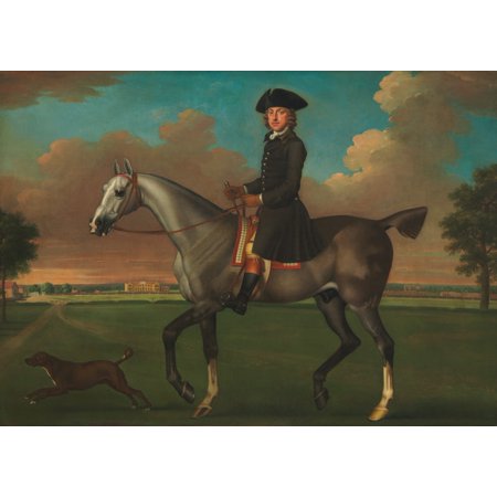 Portrait of a Horseman 1748 Poster Print by James Seymour