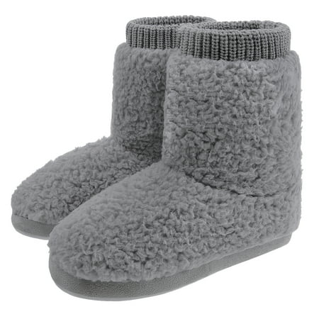 NCCB Womens Bootie Slippers Womens Fuzzy Slippers with Memory Foam Indoor Outdoor Slippers for women Grey 9-10
NCCB Womens Bootie Slippers Womens Fuzzy Slippers with Memory Foam Indoor Outdoor Slippers for women Grey 9-10