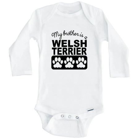 My Brother Is A Welsh Terrier One Piece Baby Bodysuit One Piece Baby Bodysuit (Long Sleeve) 0-3 Months White
My Brother Is A Welsh Terrier One Piece Baby Bodysuit One Piece Baby Bodysuit (Long Sleeve) 0-3 Months White