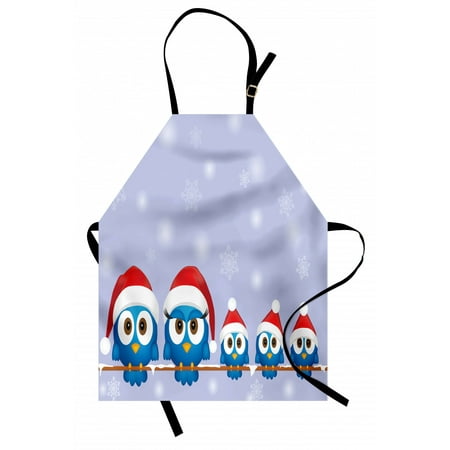 Christmas Apron Bird Family with Santa Hats on Electricity Wire Winter Holiday Humorous Design Unisex Kitchen Bib Apron with Adjustable Neck for Cooking Baking Gardening Blue Red by Ambesonne
Christmas Apron Bird Family with Santa Hats on Electricity Wire Winter Holiday Humorous Design Unisex Kitchen Bib Apron with Adjustable Neck for Cooking Baking Gardening Blue Red by Ambesonne