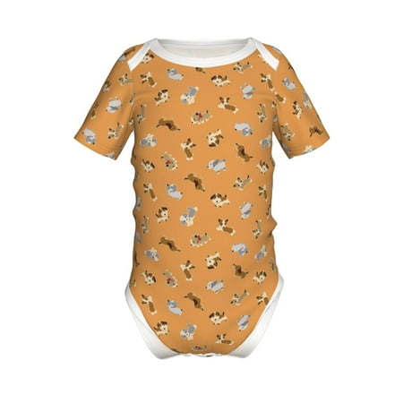 Coaee Cute Puppy J for Soft Baby Short-Sleeve Bodysuit Baby Climbing Clothes Baby Girls Boys Bodysuit Romper-12 Months
Coaee Cute Puppy J for Soft Baby Short-Sleeve Bodysuit Baby Climbing Clothes Baby Girls Boys Bodysuit Romper-12 Months