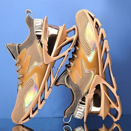 Men‘s Blade Type Shoes Breathable Shock Absorption Athletic Shoes For Walking Tennis Running
Men‘s Blade Type Shoes Breathable Shock Absorption Athletic Shoes For Walking Tennis Running