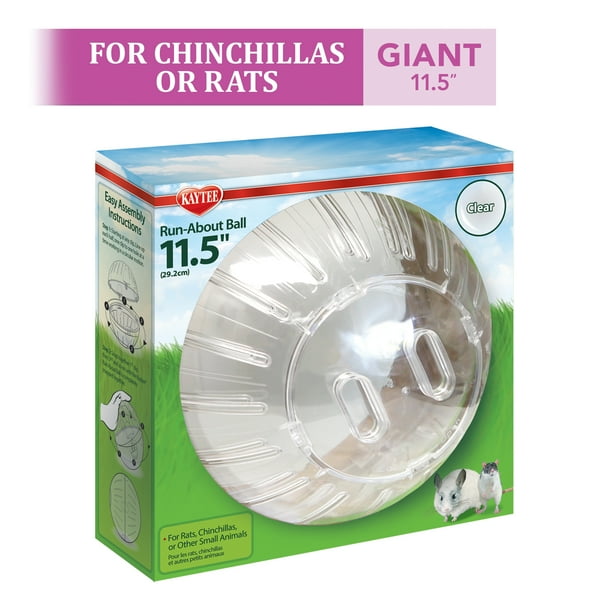 Kaytee Run-About Ball Giant Clear 11.5 Inches