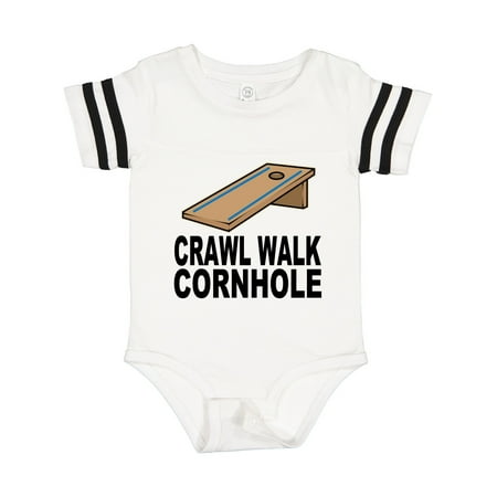Inktastic Crawl Walk Cornhole Gift Baby Boy or Baby Girl Bodysuit