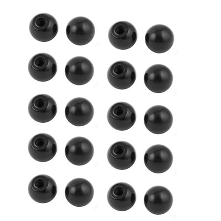 20 Pieces 32mm High 35mm M10 Threaded Plastic Ball Knob Ball Handle