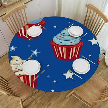 Round Edge Closing Tablecloth Elastic Edged Tablecloth Cupcakes and Ice Cream Fit Round Tables for Indoor Outdoor Fits
Round Edge Closing Tablecloth Elastic Edged Tablecloth Cupcakes and Ice Cream Fit Round Tables for Indoor Outdoor Fits