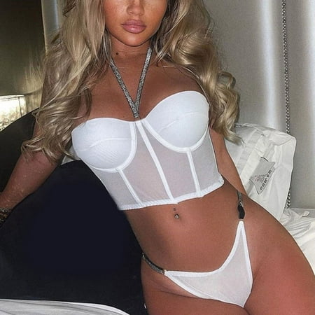 Ykohkofe Women Sexy Transparent Lingerie Lace Mesh Bright Silver Strappy Suspenders Lingerie Set Underwear
Ykohkofe Women Sexy Transparent Lingerie Lace Mesh Bright Silver Strappy Suspenders Lingerie Set Underwear