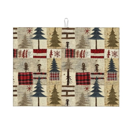 Sigee Rustic Plaid Forest Lodge for Dish Drying Mat for Kitchen Counter Premium Kitchen Drying Mat 18 x 24 Dish Drying Pad
Sigee Rustic Plaid Forest Lodge for Dish Drying Mat for Kitchen Counter Premium Kitchen Drying Mat 18 x 24 Dish Drying Pad