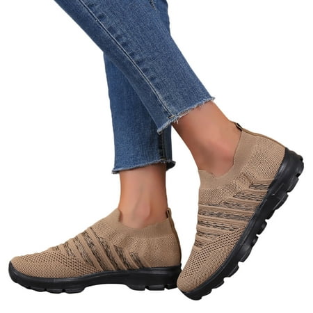 GNEIKDEING Stripe Sneaker For Women Mesh Running Shoes Athletic Tennis Walking Shoes Fly Woven Breathable Sneakers Sport Shoes Knit Running Shoes Gift on Clearance
GNEIKDEING Stripe Sneaker For Women Mesh Running Shoes Athletic Tennis Walking Shoes Fly Woven Breathable Sneakers Sport Shoes Knit Running Shoes Gift on Clearance