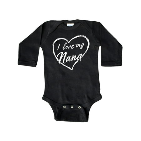 Inktastic I Love My Nana in White Chalk Heart Gift Baby Boy or Baby Girl Long Sleeve Bodysuit
Inktastic I Love My Nana in White Chalk Heart Gift Baby Boy or Baby Girl Long Sleeve Bodysuit