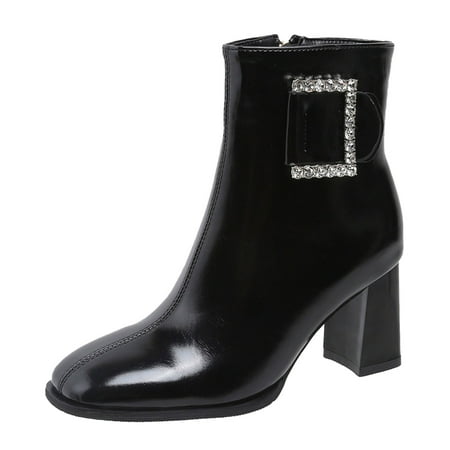 ZIZOCWA On Tennis Shoes Women Women S Boots Low Heel Fashion Autumn Winter Women Boots Medium Heel Thick Heel Round Head Side Zipper Solid Color Rhinestone Comfortable Casual Style Low Cut Boot
ZIZOCWA On Tennis Shoes Women Women S Boots Low Heel Fashion Autumn Winter Women Boots Medium Heel Thick Heel Round Head Side Zipper Solid Color Rhinestone Comfortable Casual Style Low Cut Boot