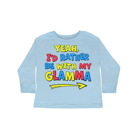 Inktastic Yeah I d Rather be with My Glamma in Red Yellow and Blue Gift Toddler Boy or Toddler Girl Long Sleeve T-Shirt
Inktastic Yeah I d Rather be with My Glamma in Red Yellow and Blue Gift Toddler Boy or Toddler Girl Long Sleeve T-Shirt