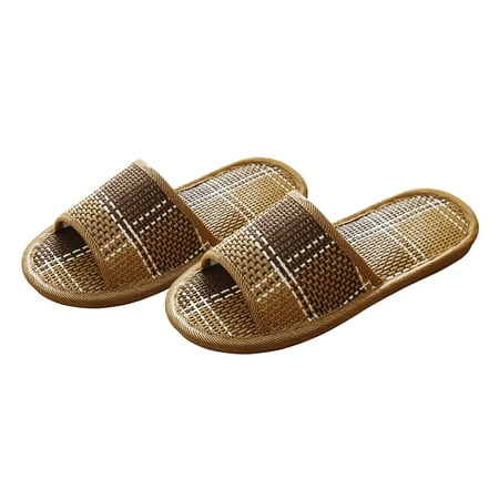 1 Pair of Bamboo Weaving Slipper Summer Cool Breathable Straw Rattan Woven Slippers for Men Women (Size 43-44 10US 7.5UK 42EU)
1 Pair of Bamboo Weaving Slipper Summer Cool Breathable Straw Rattan Woven Slippers for Men Women (Size 43-44 10US 7.5UK 42EU)