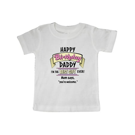 Inktastic Happy Birthday Daddy- best gift ever in pink Gift Baby Boy or Baby Girl T-Shirt
Inktastic Happy Birthday Daddy- best gift ever in pink Gift Baby Boy or Baby Girl T-Shirt