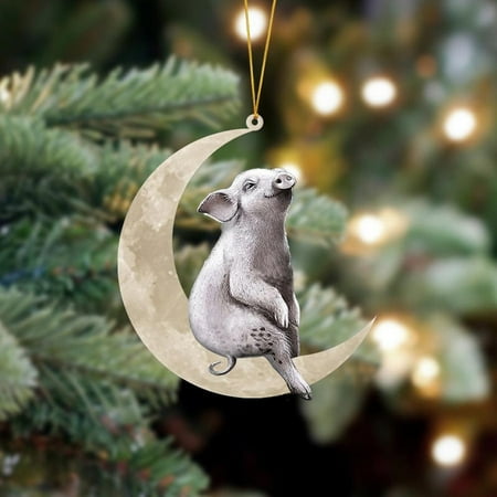 Animals Sitting On The Moon Ornaments For Christmas Tree DoublePrinted Acrylic Hanging Pendant For Christmas Tree Decorations Window Wall Hanging Ornament Living Room Decoration Ho
Animals Sitting On The Moon Ornaments For Christmas Tree DoublePrinted Acrylic Hanging Pendant For Christmas Tree Decorations Window Wall Hanging Ornament Living Room Decoration Ho