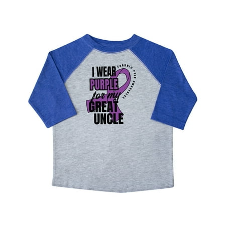 Inktastic Chronic Pain I Wear Purple For My Great Uncle Gift Toddler Boy or Toddler Girl T-Shirt
Inktastic Chronic Pain I Wear Purple For My Great Uncle Gift Toddler Boy or Toddler Girl T-Shirt