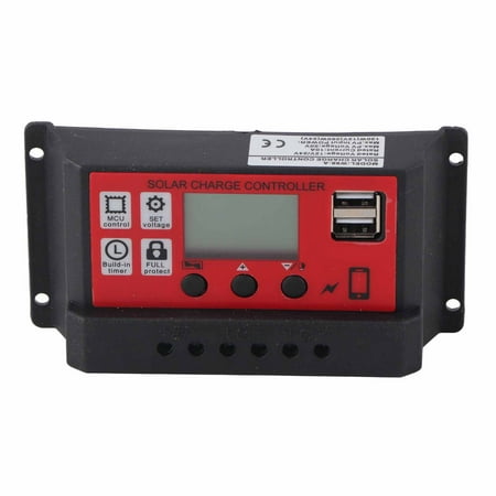 Solar Charge Controller Adjustable Solar Panel Battery Intelligent Regulator with LCD Display 12V 24V10A
Solar Charge Controller Adjustable Solar Panel Battery Intelligent Regulator with LCD Display 12V 24V10A